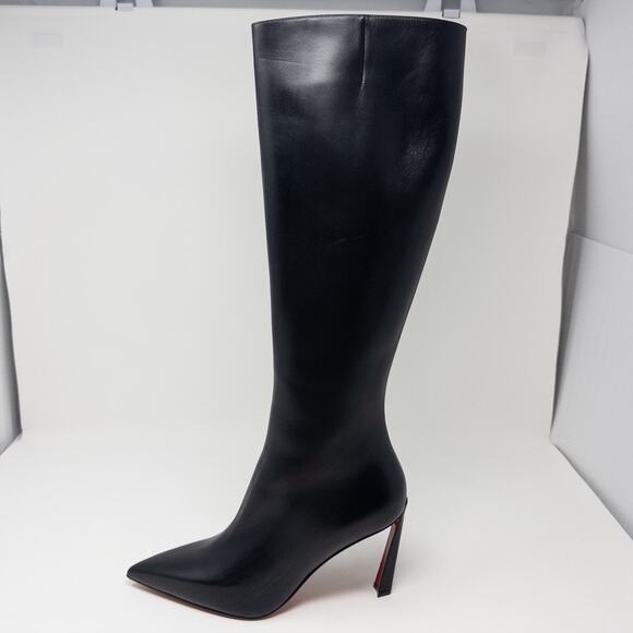 Christian Louboutin Shoes - Christian Louboutin Condora Botta Knee-High Boots Black Leather EU 40 Red Sole